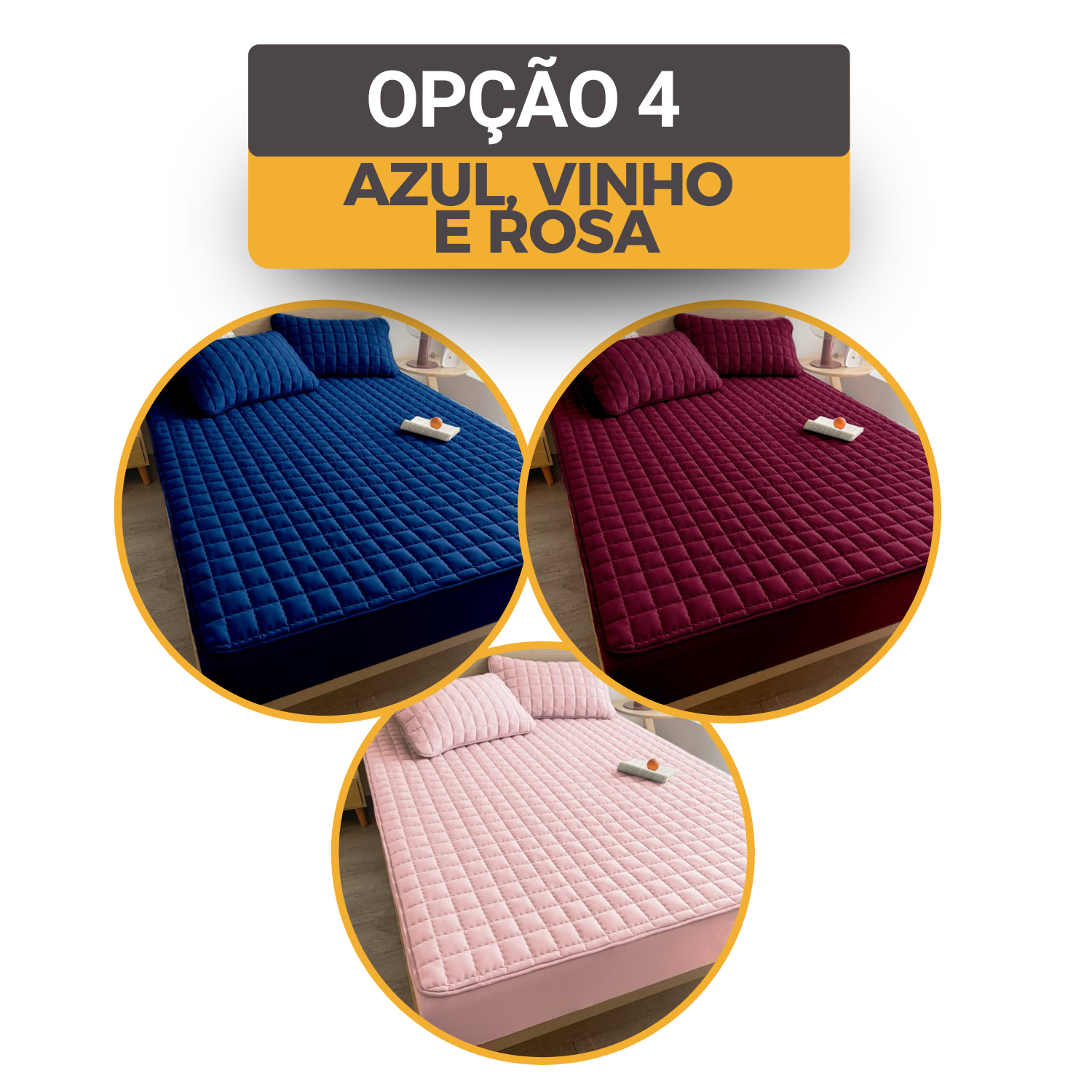 [COMPRE 1, LEVE 3] Hydra Soft© - Jogo de Cama Impermeável Premium – Capa + 2 Fronhas