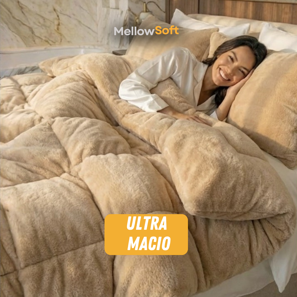 [COMPRE 1, LEVE 3] MellowSoft™ Edredom Premium Algodão Turco - Conforto de Hotel 5 Estrelas