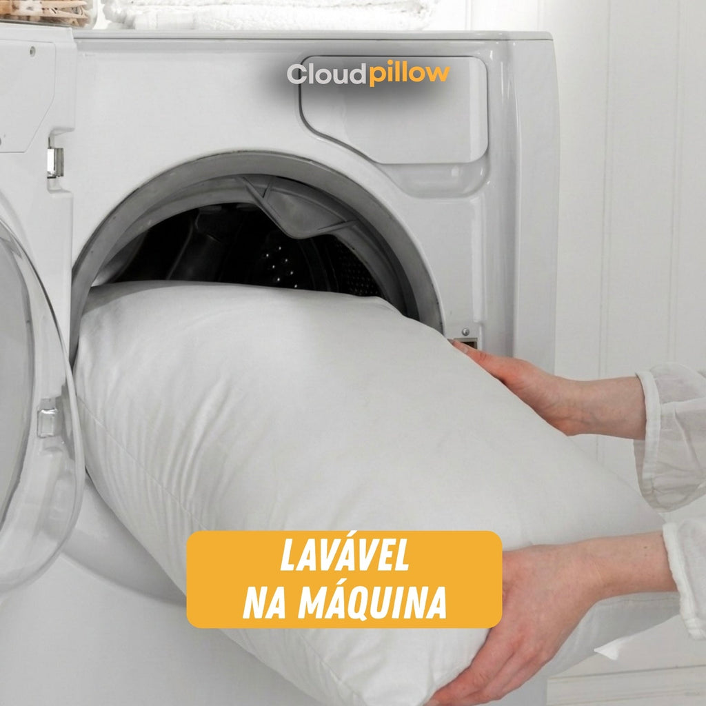 CloudPillow™ Travesseiro Premium Pluma de Ganso - Conforto de Hotel 5 Estrelas