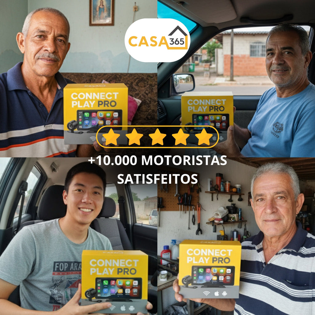 Multimídia Connect PlayPro + Brinde – Seu Carro Mais Moderno [OFERTA BLACK FRIDAY - SOMENTE HOJE🔥]