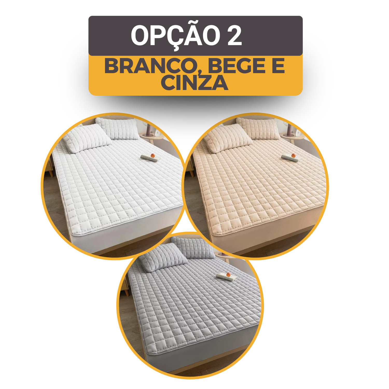 [COMPRE 1, LEVE 3] Hydra Soft™ - Jogo de Cama Impermeável Premium – Capa + 2 Fronhas