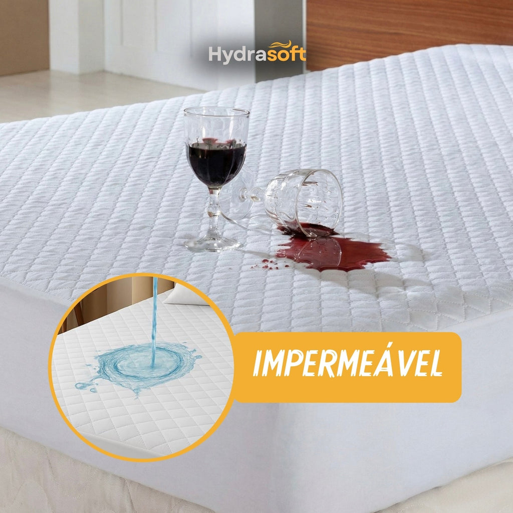 Hydra Soft™ [COMPRE 1, LEVE 3] - Jogo de Cama Impermeável Premium – Capa + 2 Fronhas